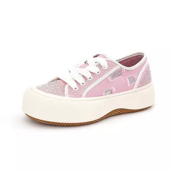 Холщовые кеды женские с низким верхом Zdwo, фиолетовый