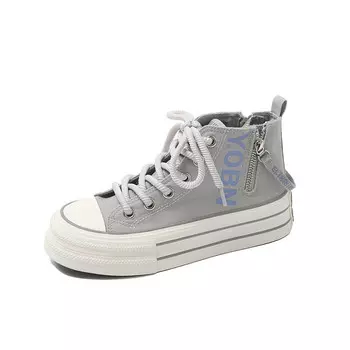 Холщовые кеды женские среднего размера Cherry&Kalika, бежевый