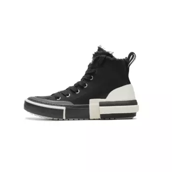 Холщовые кеды женские высокие белый Gongji