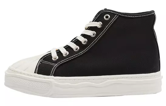 Холщовые кеды женские высокие Semir, черный