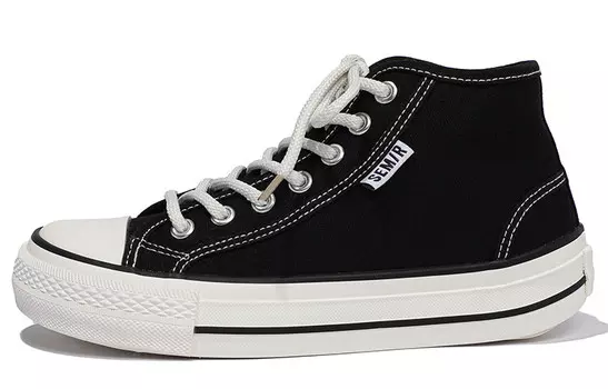 Холщовые кеды женские высокие Semir, хаки