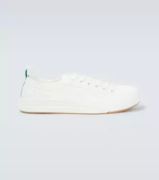 Холщовые кроссовки Bottega Veneta, белый