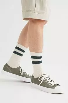 Холщовые кроссовки H&amp;M, хаки зеленый