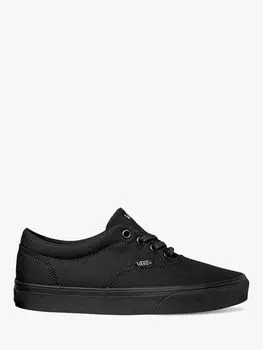 Холщовые кроссовки на шнуровке Doheny Vans, черный
