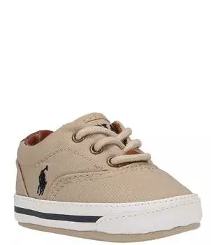 Холщовые кроссовки Polo Ralph Lauren для мальчиков Vaughn (для младенцев), бежевый