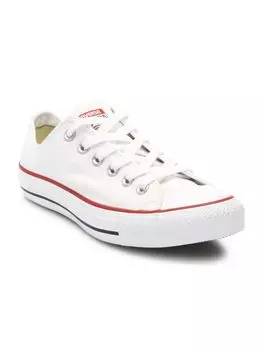 Холщовые низкие кеды Chuck Taylor All Star Converse, белый
