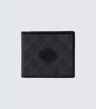 Холщовый кошелек gg supreme Gucci, черный
