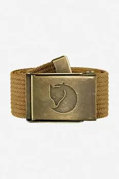 Холщовый латунный ремень F77297 232 Fjallraven, бежевый