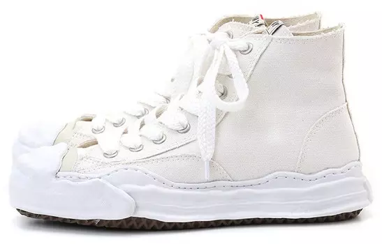 Холст с подошвой Maison Hank OG, белый цвет Mihara Yasuhiro