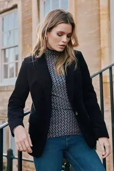 Холтон Вельветовый пиджак Joules, синий