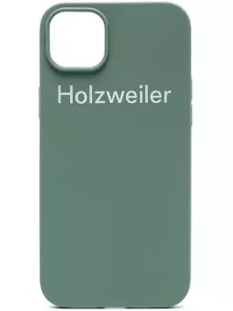 Holzweiler чехол для iPhone 14 Plus с логотипом, зеленый