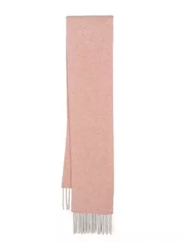 Holzweiler шарф Vinica с бахромой, розовый