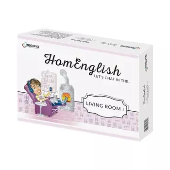 Homeenglish Давайте поговорим в гостиной, обучающая игра,Regipio