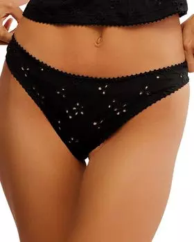 Homegrown Тонг Free People, черный