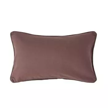 HOMESCAPES Коричневый хлопковый чехол на подушку 30 x 50 см