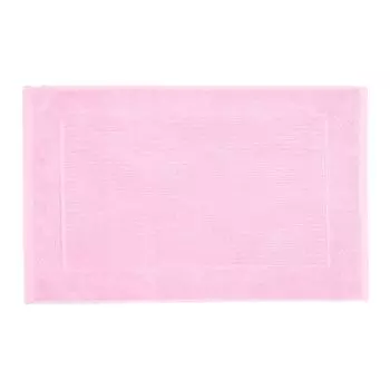HOMESCAPES Коврик для ванной Imperial 100% хлопок, розовый