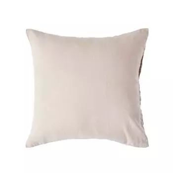 HOMESCAPES льняная наволочка бежевый, 40 х 40 см