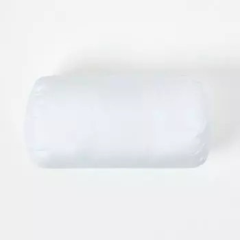 HOMESCAPES Подушка из утиного пера 45 x 20 см, белый