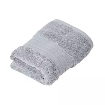 HOMESCAPES Полотенце Zero-Twist из 100% хлопка Supima 550г/м 50х90см - серый