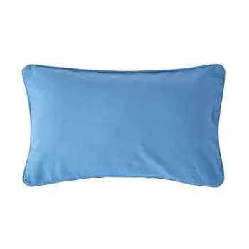 HOMESCAPES Синий хлопковый чехол на подушку 30 x 50 см
