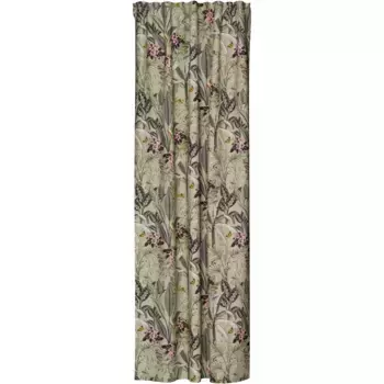 HOMING штора «Келани», (1 шт.), непрозрачный, цветочный, цветы, гостиная, спальня, зеленый