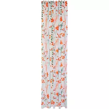 HOMING штора "Лидди", (1 шт.), непрозрачный, цветочный, цветы, природа, гостиная, спальня, кухня, цвет orange
