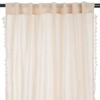 HOMLA FRINGE Гардина с кистями бежевый 140х250 см