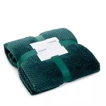 HOMLA NOAH Одеяло рисовое зерно зеленое 150x200 см, зеленый