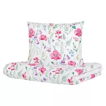 HOMLA PERHONEN Постельное белье из микрофибры с цветочным рисунком 160х200 см