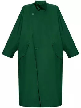 Homme Pliss Issey Miyake Бланковое пальто, зеленый