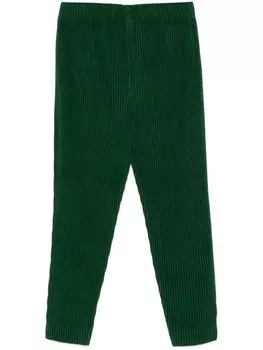 Homme Pliss Issey Miyake брюки MC August, зеленый