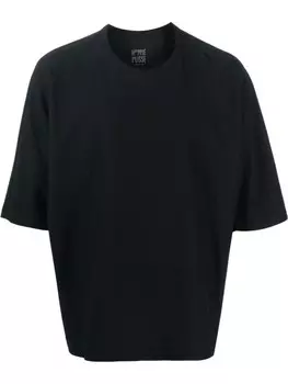 Homme Pliss Issey Miyake футболка свободного кроя, черный