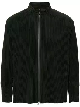 Homme Pliss Issey Miyake куртка-рубашка карго, зеленый