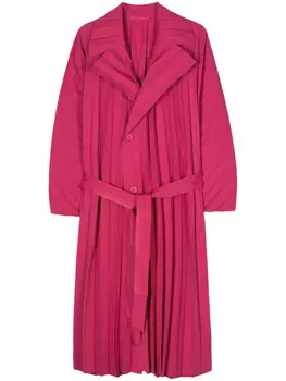 Homme Pliss Issey Miyake пальто Edge Light, розовый