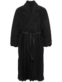Homme Pliss Issey Miyake пальто Edge, черный
