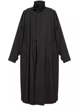 Homme Pliss Issey Miyake Пальто-парашют, черный