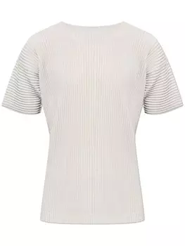 Homme Pliss Issey Miyake плиссированная футболка, серый