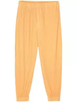 Homme Pliss Issey Miyake плиссированные брюки, желтый