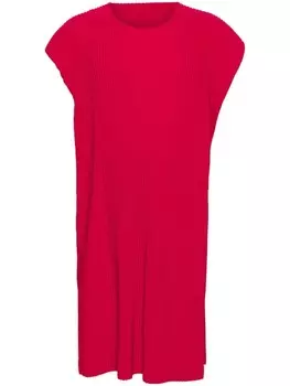 Homme Pliss Issey Miyake плиссированный топ без рукавов, розовый