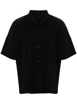 Homme Pliss Issey Miyake рубашка MC July, черный