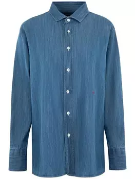 HommeGirls джинсовая рубашка, синий