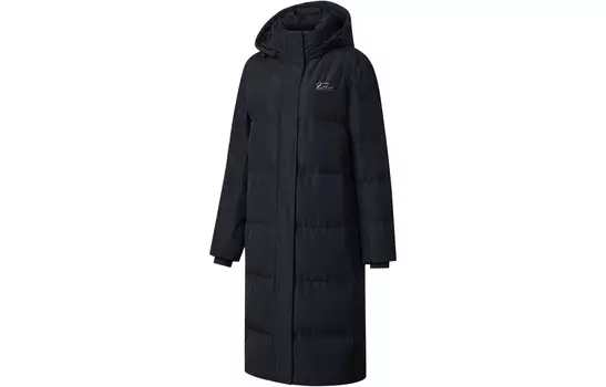 Hongxing Erke ERKE Женский пуховик, Черный (подарочная коробка)