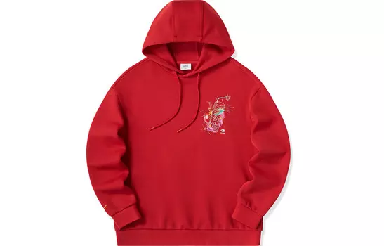 Hongxing Erke Толстовка унисекс ERKE, Lucky Red (Подарочная коробка)