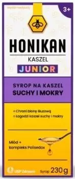 Honican, Детский сироп от кашля с медом, 230 г USP Zdrowie