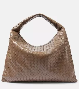 Hop Large Intrecciato кожаная сумка через плечо Bottega Veneta, Pinecone M- B Pinoc