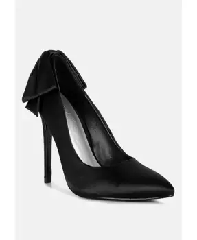 HORNET Туфли-лодочки из сатина на шпильке Rag & Co, черный