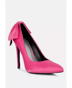 HORNET Туфли-лодочки из сатина на шпильке Rag & Co, розовый