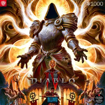 Хорошая добыча, игровой пазл: пазлы Diablo IV Inarius The Father, 1000 деталей. Good Loot