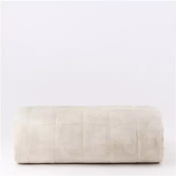 Хорошее бархатное одеяло 1 квадрат. Riviera, коричневый