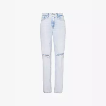 Хорошие джинсы 90-х годов с широкими штанинами из хлопчатобумажной ткани. Good American, синий